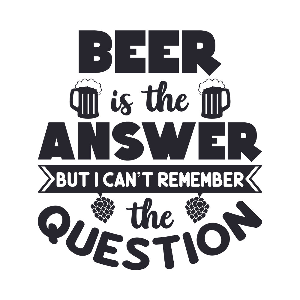 Beer is the Answer – 3D Lightbox SVG File for Cricut & Silhouette