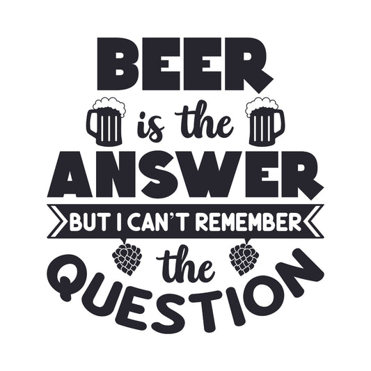 Beer is the Answer - Cricut File - VEKTOR KRAFT