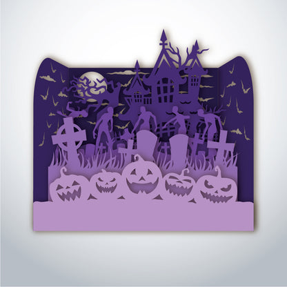 Halloween 1 – 3D Pop-Up Card SVG File for Cricut & Silhouette
