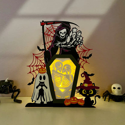 Skeletons – 3D Box SVG File for Cricut & Silhouette