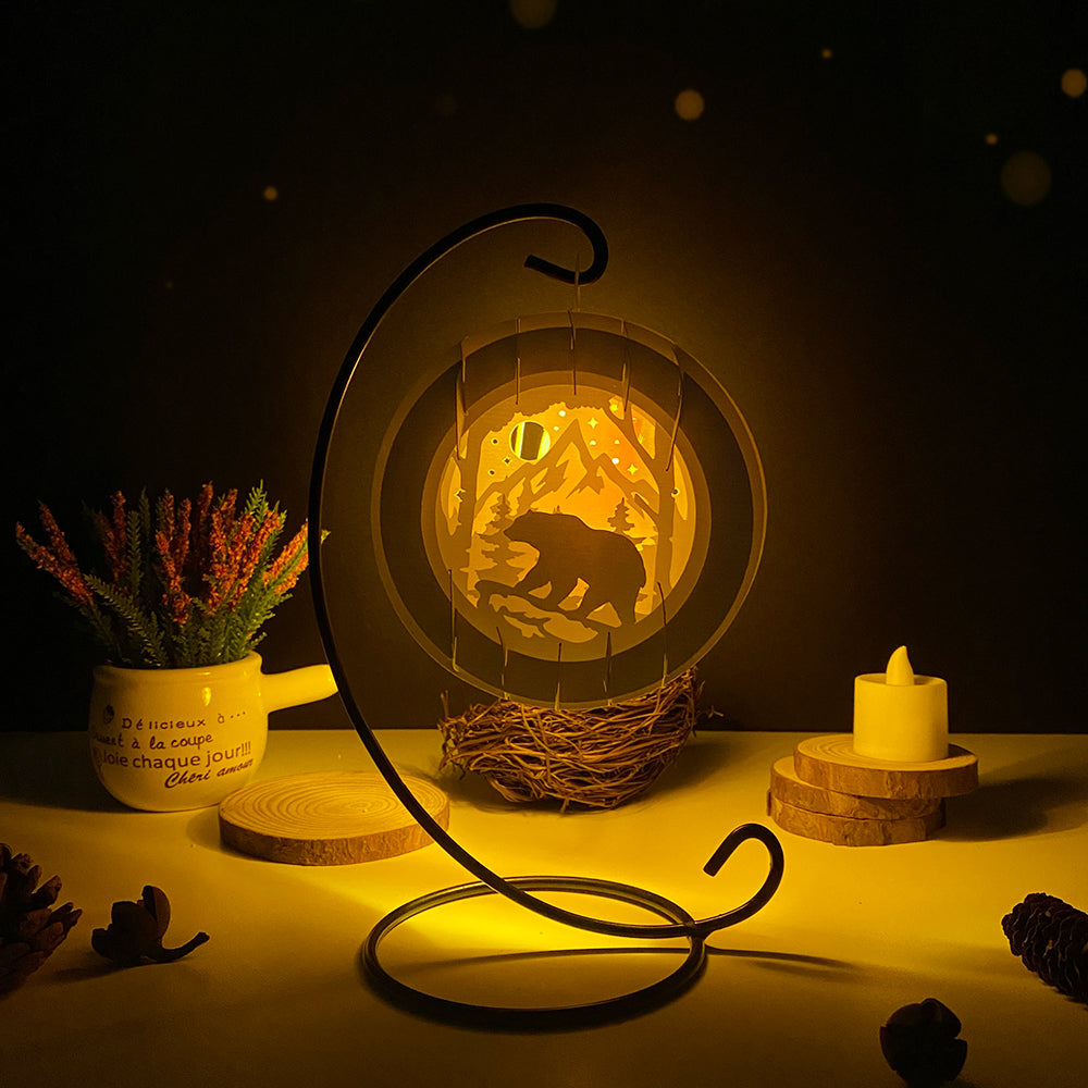 Bear – 3D Pop-Up Card SVG File for Cricut & Silhouette