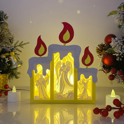 Angel – 3D Box SVG File for Cricut & Silhouette