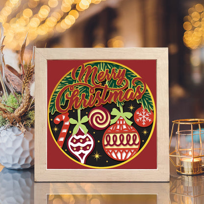Christmas Bell 3 – 3D Shadow Box SVG File for Cricut & Silhouette