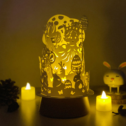 Easter 3 - 3D Dome Lantern File - Cricut File  - VEKTOR KRAFT