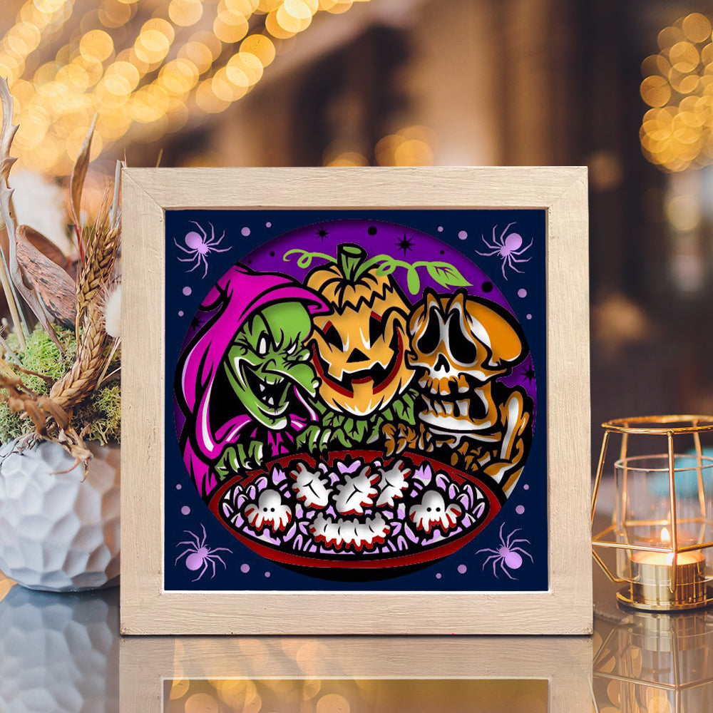 Spooky Halloween – 3D Shadow Box SVG File for Cricut & Silhouette