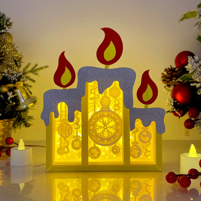 Christmas Balls – 3D Box SVG File for Cricut & Silhouette