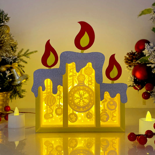 Christmas Balls – 3D Box SVG File for Cricut & Silhouette