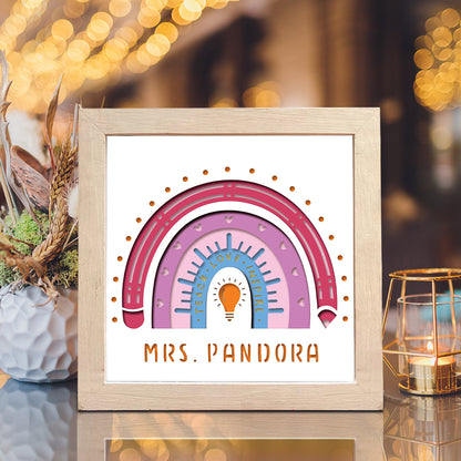 Teacher Gift – 3D Shadow Box SVG File for Cricut & Silhouette