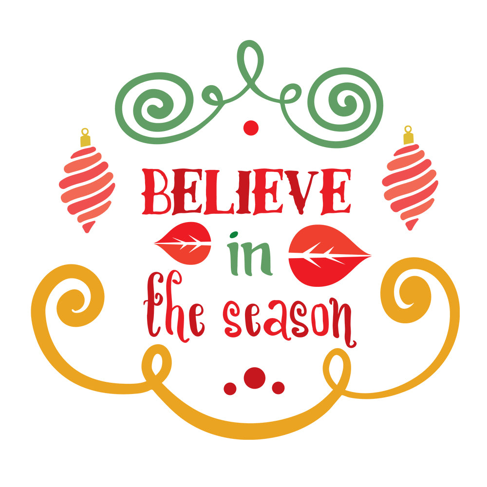Believe in the Season – 3D Lightbox SVG File for Cricut & Silhouette