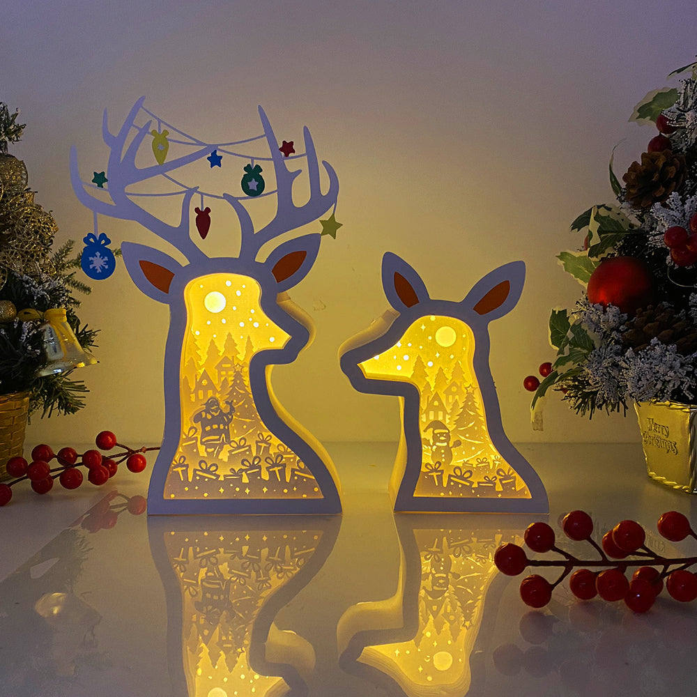 Christmas Village – 3D Box SVG File for Cricut & Silhouette