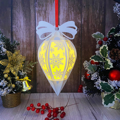 Snowflake – 3D Lantern SVG File for Cricut & Silhouette