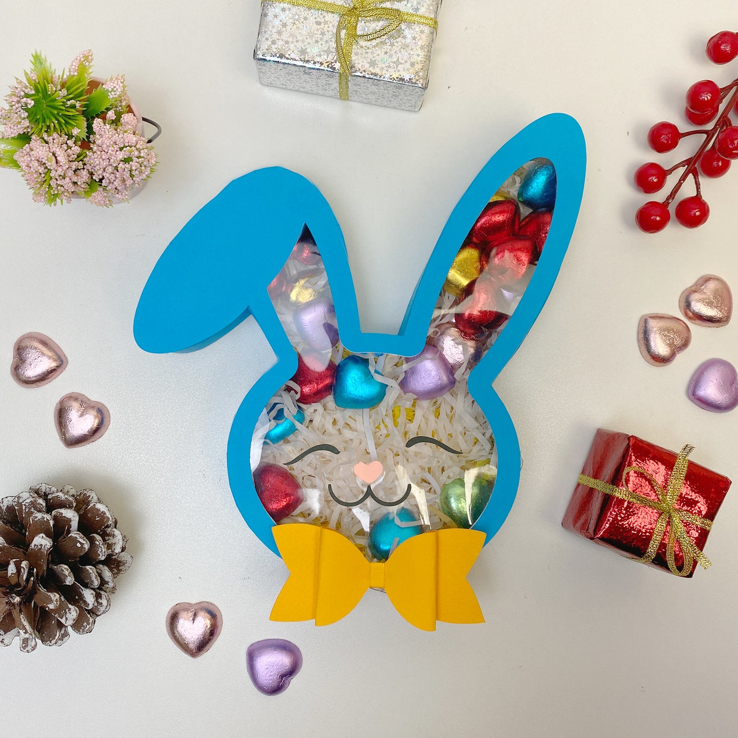 Bunny Head – 3D Box SVG File for Cricut & Silhouette