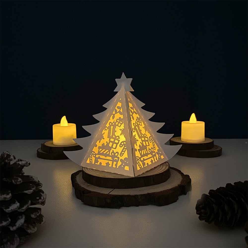 Xmas 4 – 3D Lantern SVG File for Cricut & Silhouette