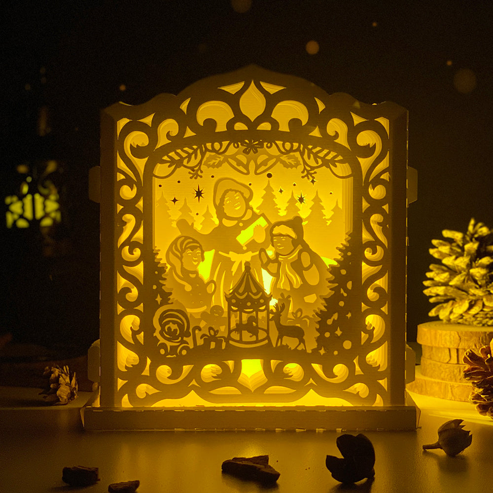 Christmas 4 – 3D Pop-Up Card SVG File for Cricut & Silhouette