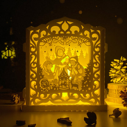 Christmas 4 – 3D Pop-Up Card SVG File for Cricut & Silhouette