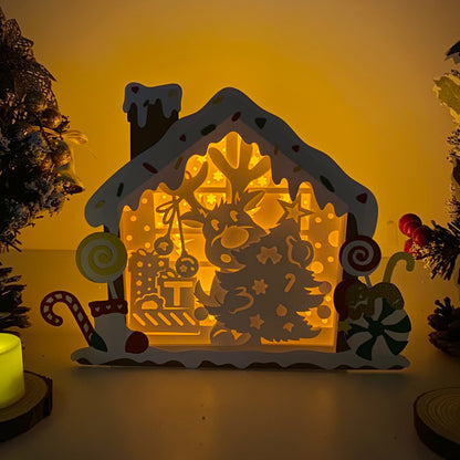 Reindeer – 3D Box SVG File for Cricut & Silhouette