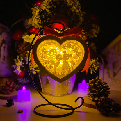 Love 1 – 3D Lantern SVG File for Cricut & Silhouette