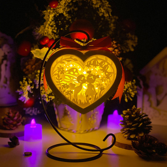 Love 1 – 3D Heart Lantern File - Cricut File - VEKTOR KRAFT