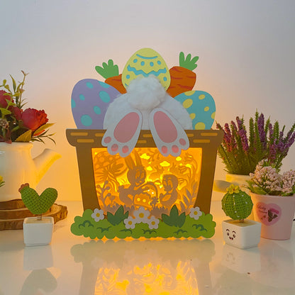 Easter Bunny – 3D Easter Basket Box File - Cricut File - VEKTOR KRAFT