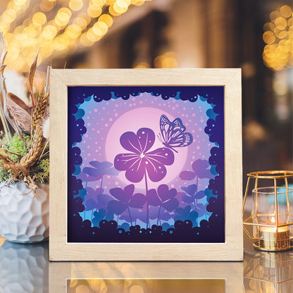 3 Leaf Clovers – 3D Lightbox SVG File for Cricut & Silhouette