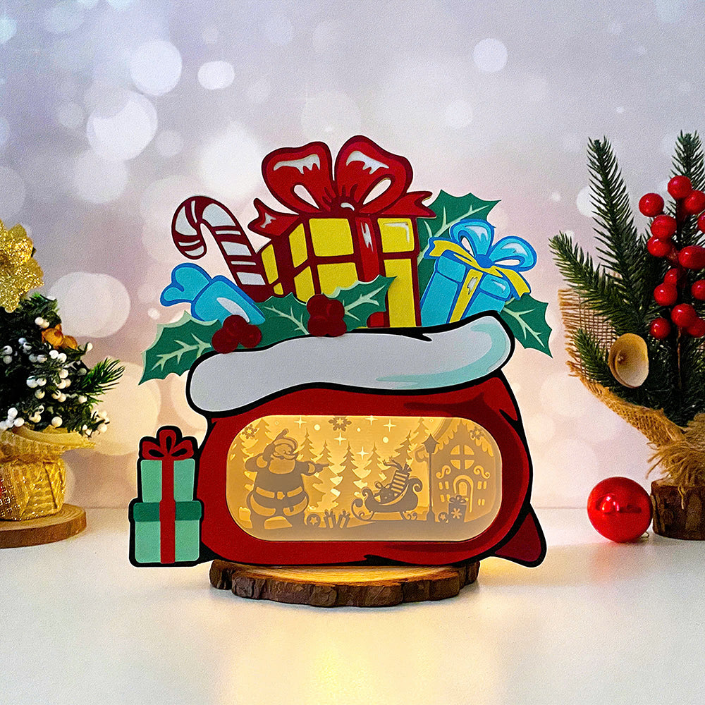 Santa – 3D Box SVG File for Cricut & Silhouette