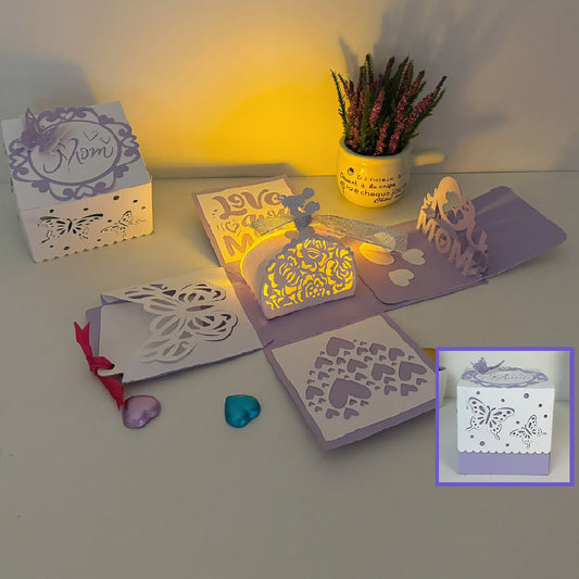 Mother's Day 4 – 3D Surprise Box File - Cricut File - VEKTOR KRAFT