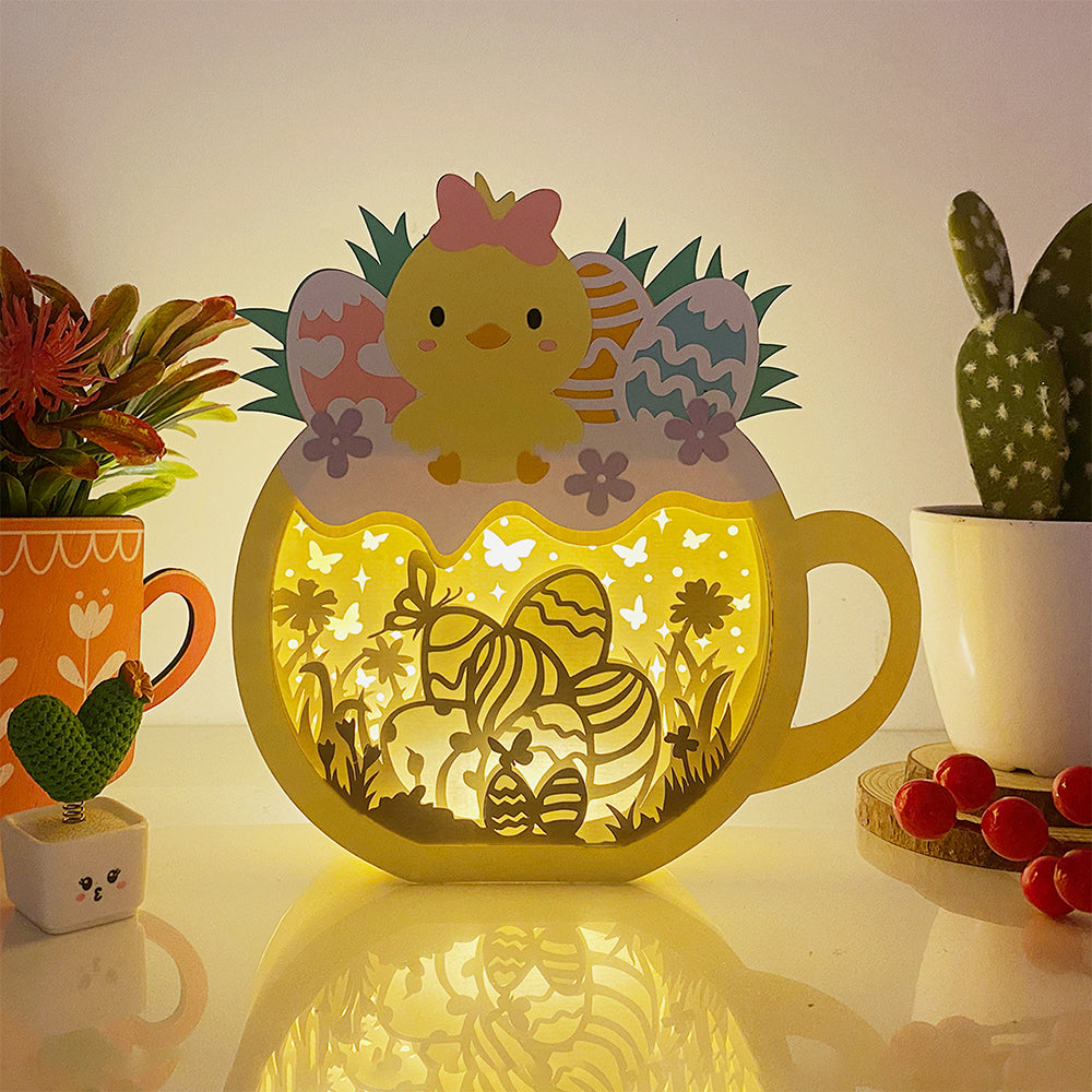 Easter Eggs – 3D Box SVG File for Cricut & Silhouette