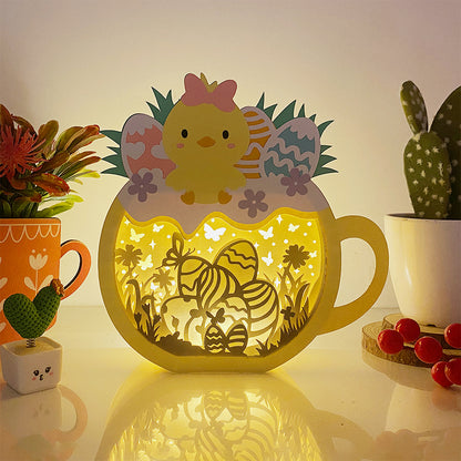 Easter Eggs – 3D Box SVG File for Cricut & Silhouette
