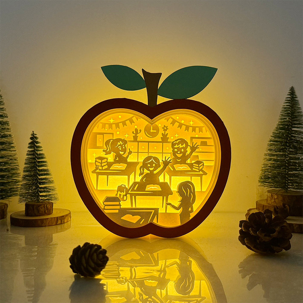 Classroom – 3D Box SVG File for Cricut & Silhouette