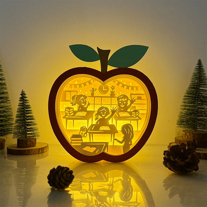 Classroom – 3D Box SVG File for Cricut & Silhouette