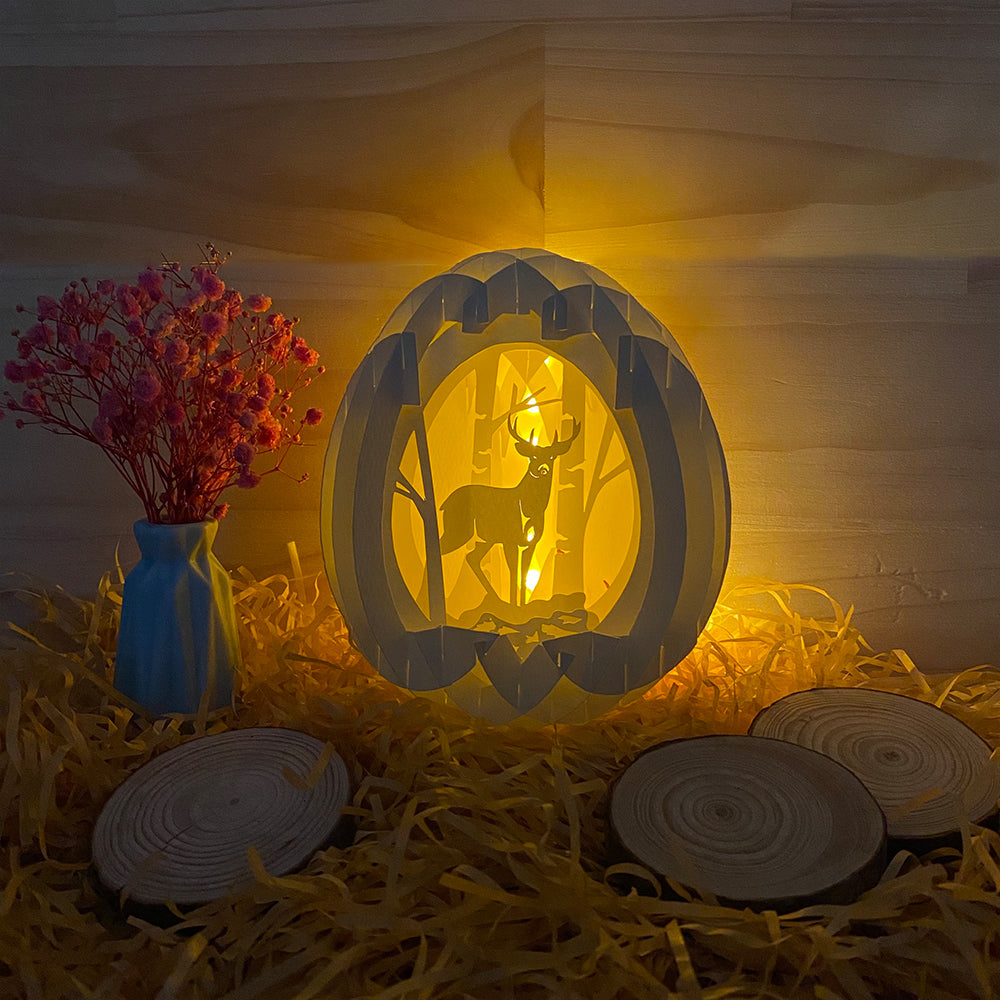 Deer – 3D Pop-Up Card SVG File for Cricut & Silhouette