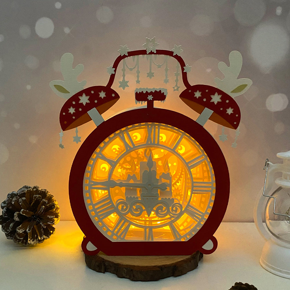Clock – 3D Box SVG File for Cricut & Silhouette