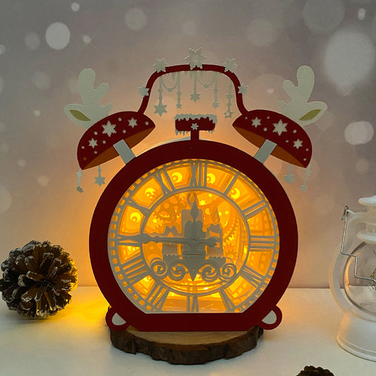 Clock – 3D Box SVG File for Cricut & Silhouette
