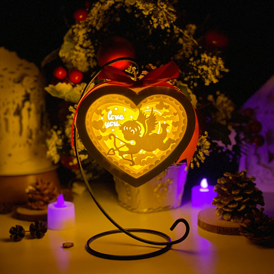 Love 5 – 3D Heart Lantern File - Cricut File - VEKTOR KRAFT