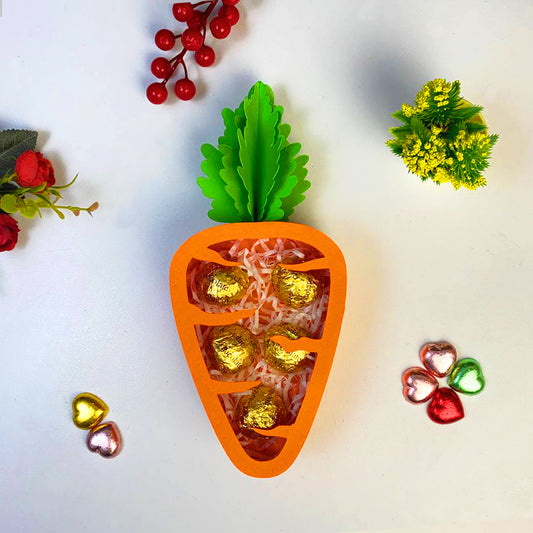 Easter – 3D Carrot Candy Box File - Cricut File - VEKTOR KRAFT