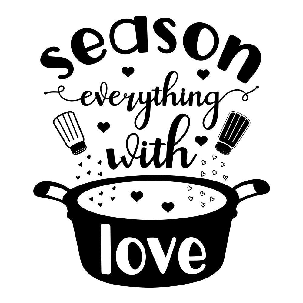 Season Everything With Love - Cricut File - VEKTOR KRAFT