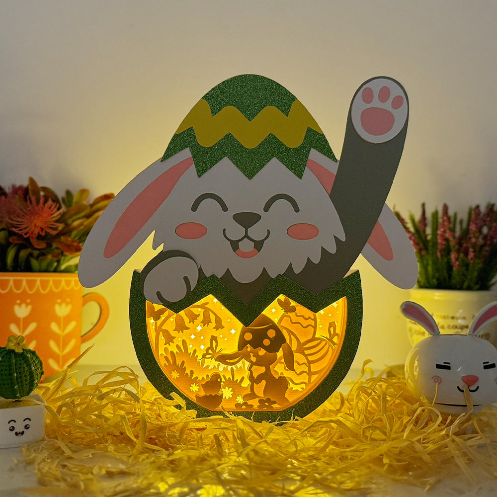 Bunny Eggs – 3D Easter Egg Box File - Cricut File - VEKTOR KRAFT