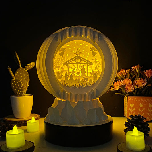 Nativity – 3D Pop-Up Card SVG File for Cricut & Silhouette