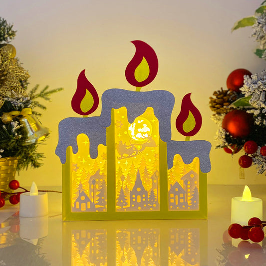 Christmas House – 3D Box SVG File for Cricut & Silhouette