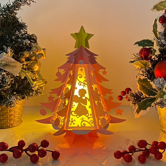 Angel - 3D Pine 2 Lantern File - Cricut File - VEKTOR KRAFT