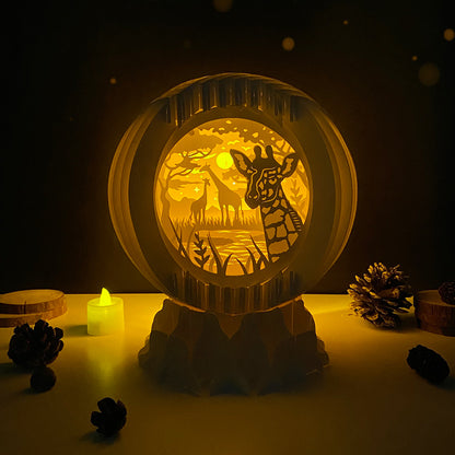 Giraffe – 3D Pop-Up Card SVG File for Cricut & Silhouette