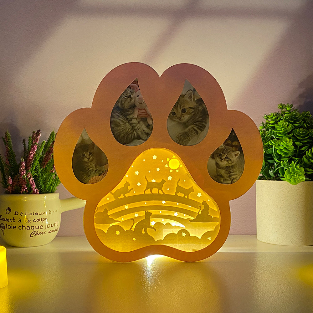Cat Memorial 3 – 3D Box SVG File for Cricut & Silhouette