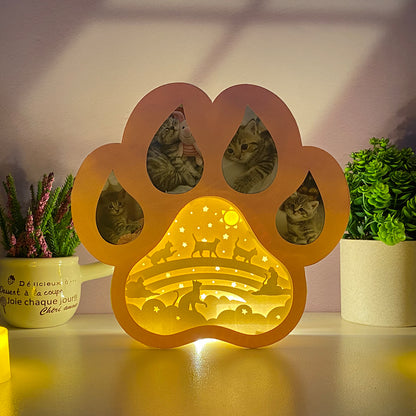 Cat Memorial 3 – 3D Box SVG File for Cricut & Silhouette