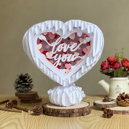 Love 1 – 3D Pop-Up Card SVG File for Cricut & Silhouette