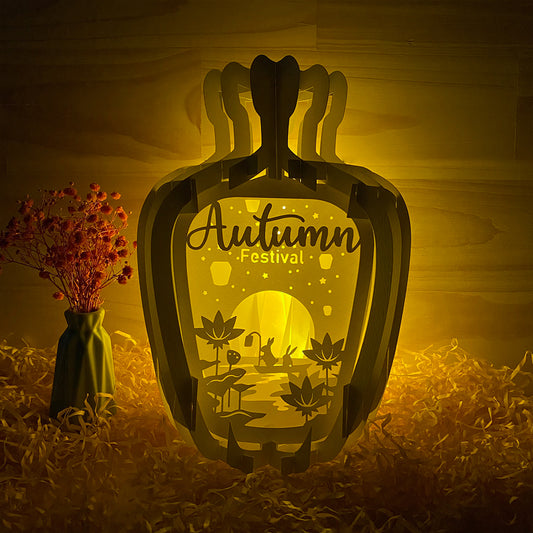 Autumn Festival – 3D Pop-Up Card SVG File for Cricut & Silhouette