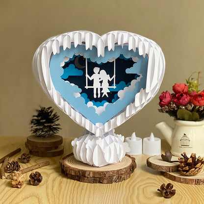 Love 2A – 3D Pop-Up Card SVG File for Cricut & Silhouette