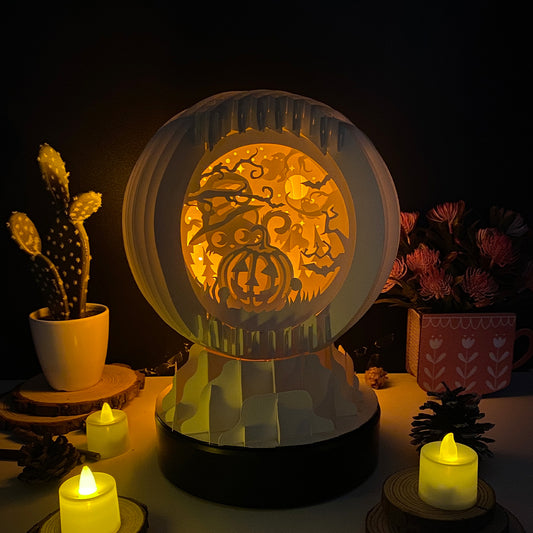 Cat Witch – 3D Pop-Up Card SVG File for Cricut & Silhouette