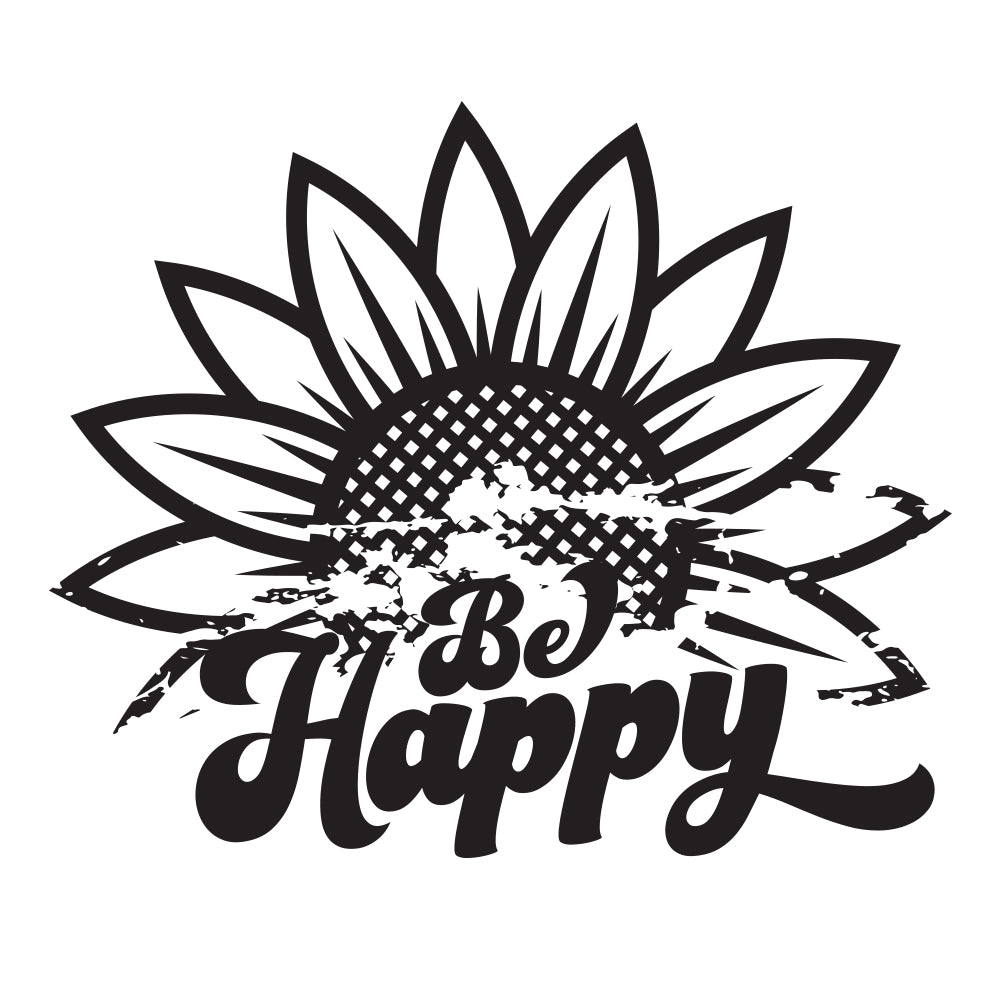 Be Happy – 3D Lightbox SVG File for Cricut & Silhouette