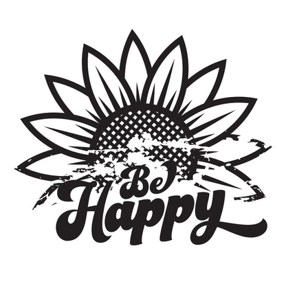 Be Happy – 3D Lightbox SVG File for Cricut & Silhouette