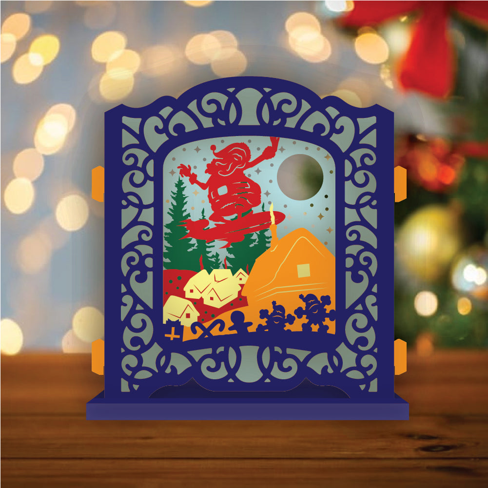 Christmas 7 – 3D Pop-Up Card SVG File for Cricut & Silhouette